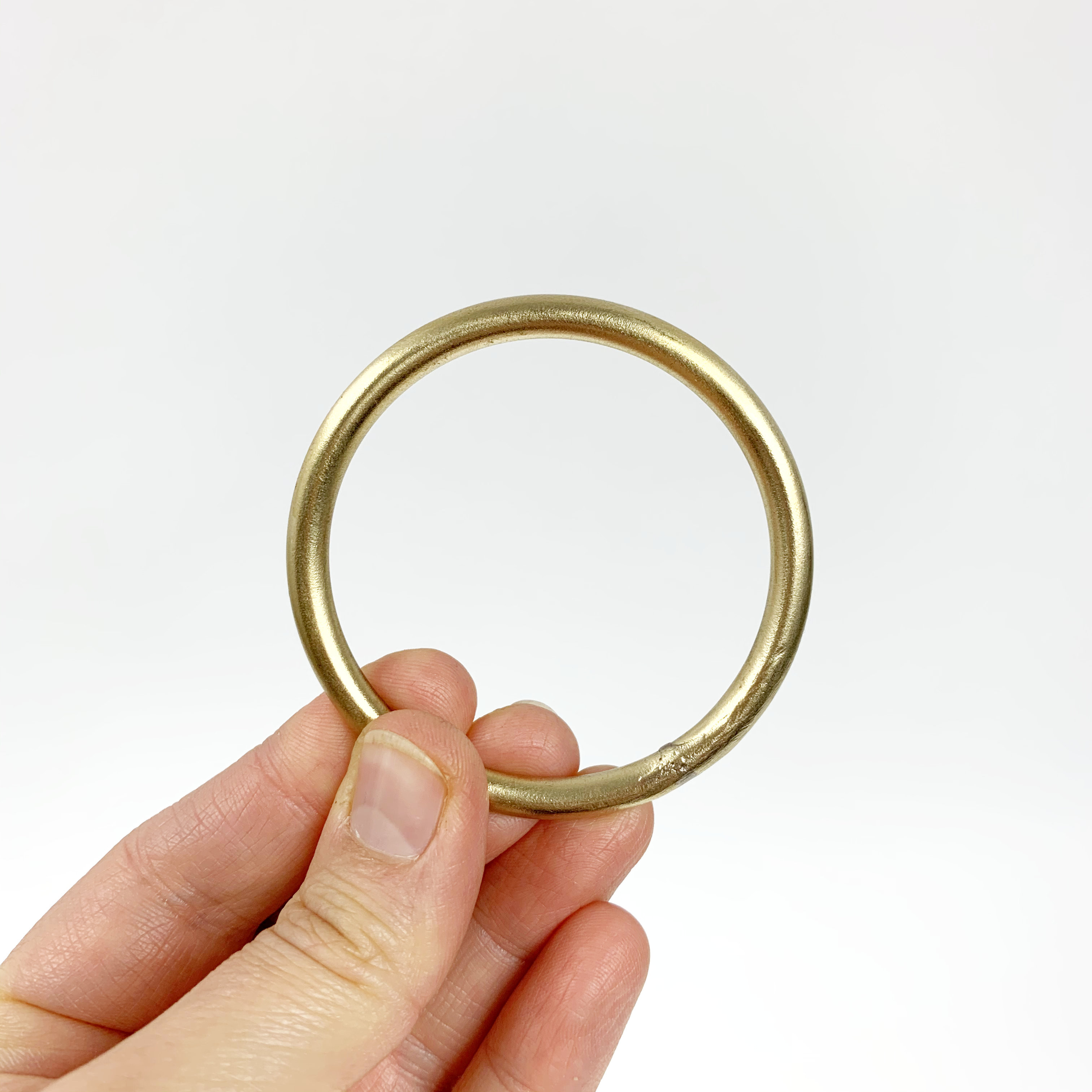 Macrame brass ring - 60mm