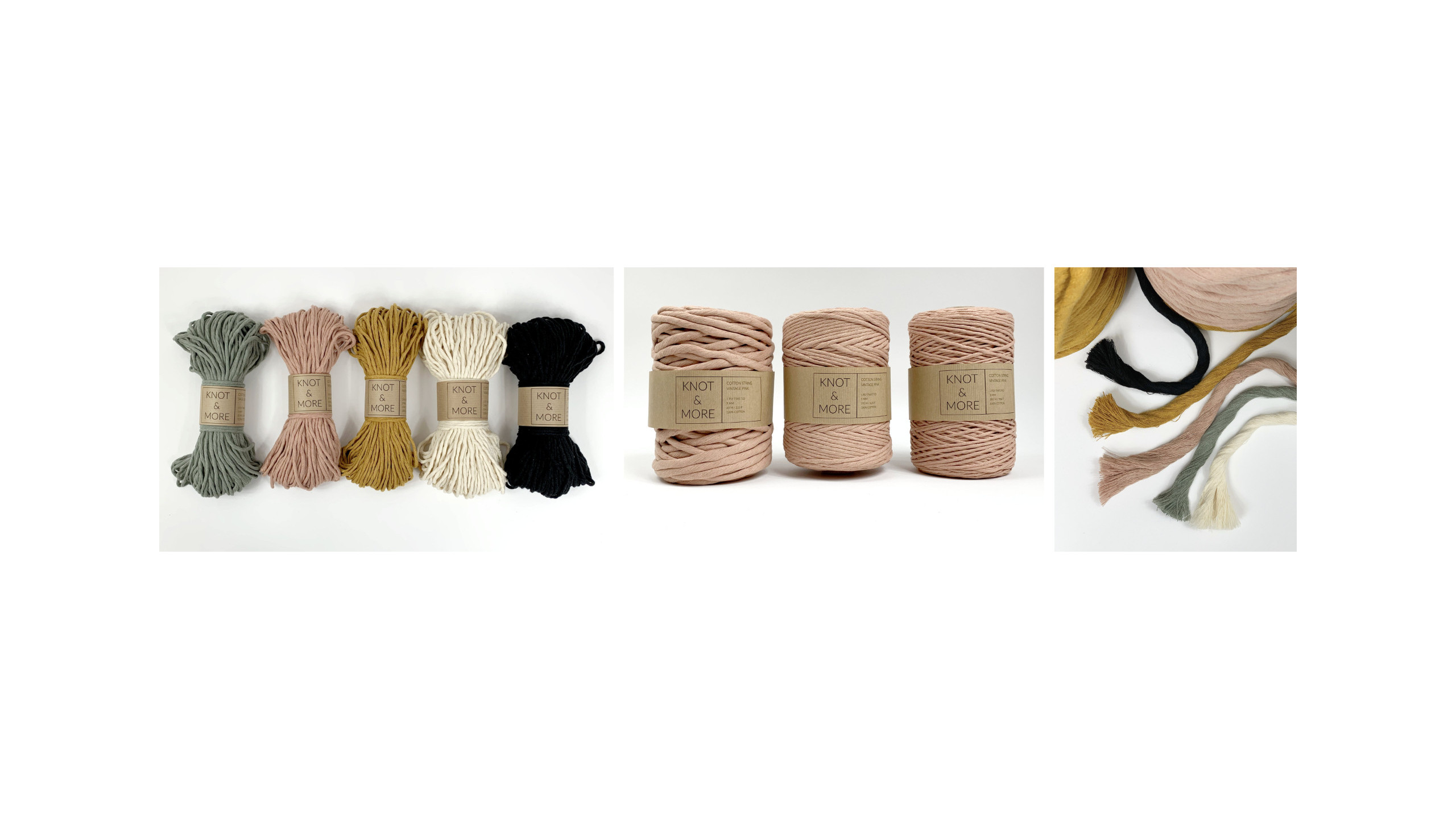 Top Quality Cotton Strings for Macramé | Knot&More Premium